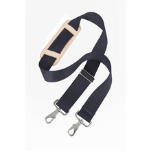 Load image into Gallery viewer, Shoulder Strap - 1.5&quot; Charcoal Webbing Front Angle in Color &#39;1.5&quot; Charcoal Webbing&#39;
