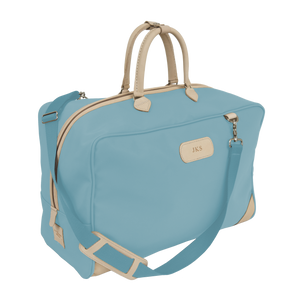 Coachman - Ocean Blue Coated Canvas Front Angle in Color 'Ocean Blue Coated Canvas'