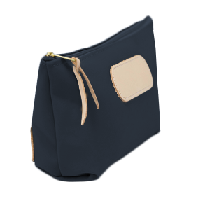 Grande - Navy Coated Canvas Front Angle in Color 'Navy Coated Canvas'