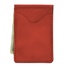 Load image into Gallery viewer, McClip - Cherry Leather Front Angle in Color &#39;Cherry Leather&#39;
