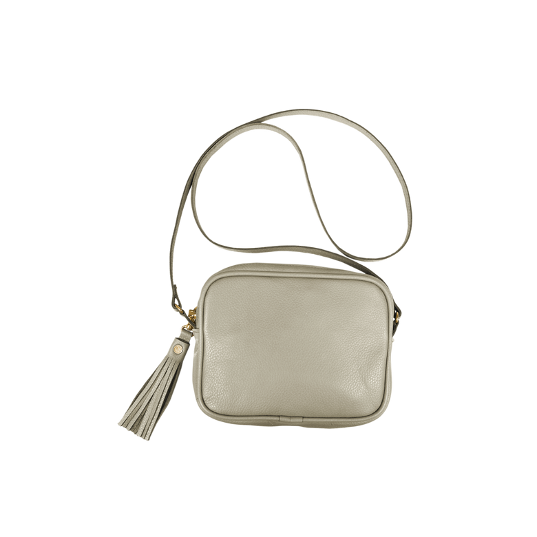 Leather Lola - Champagne Leather Front Angle in Color 'Champagne Leather'