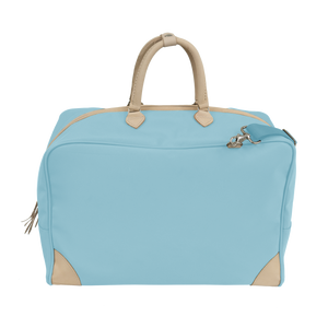 Coachman - Ocean Blue Coated Canvas Front Angle in Color 'Ocean Blue Coated Canvas'