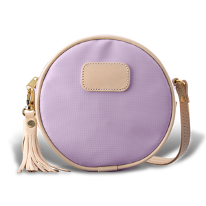 Luna - Lilac Coated Canvas Front Angle in Color 'Lilac Coated Canvas'