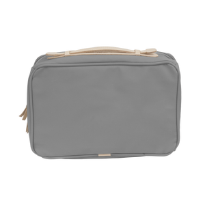 Large Travel Kit - Slate Coated Canvas Front Angle in Color 'Slate Coated Canvas'