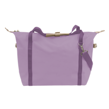 Load image into Gallery viewer, Daytripper - Lilac Coated Canvas Front Angle in Color &#39;Lilac Coated Canvas&#39;
