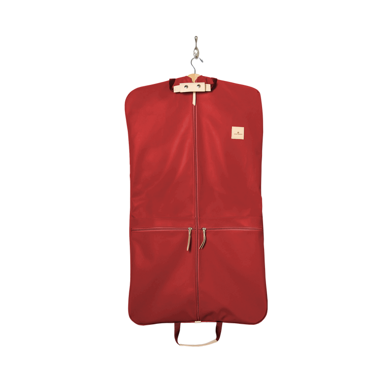Two-Suiter - Red Coated Canvas Front Angle in Color 'Red Coated Canvas'