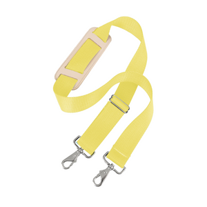 Shoulder Strap - 1.5" Lemon Webbing Front Angle in Color '1.5" Lemon Webbing'