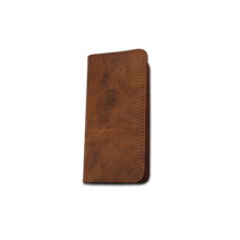 Load image into Gallery viewer, Quality made in America long leather wallet and checkbook cover to personalize with initials or monogram
