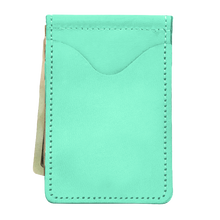 Load image into Gallery viewer, McClip - Pistachio Leather Front Angle in Color &#39;Pistachio Leather&#39;
