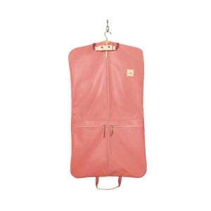 Two-Suiter - Coral Coated Canvas Front Angle in Color 'Coral Coated Canvas'