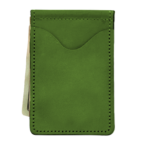 McClip - Shamrock Leather Front Angle in Color 'Shamrock Leather'
