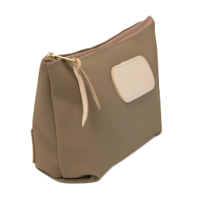Grande - Saddle Coated Canvas Front Angle in Color 'Saddle Coated Canvas'