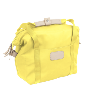 Cooler - Lemon Coated Canvas Front Angle in Color 'Lemon Coated Canvas'