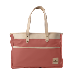 Bebita - Coral Coated Canvas Front Angle in Color 'Coral Coated Canvas'