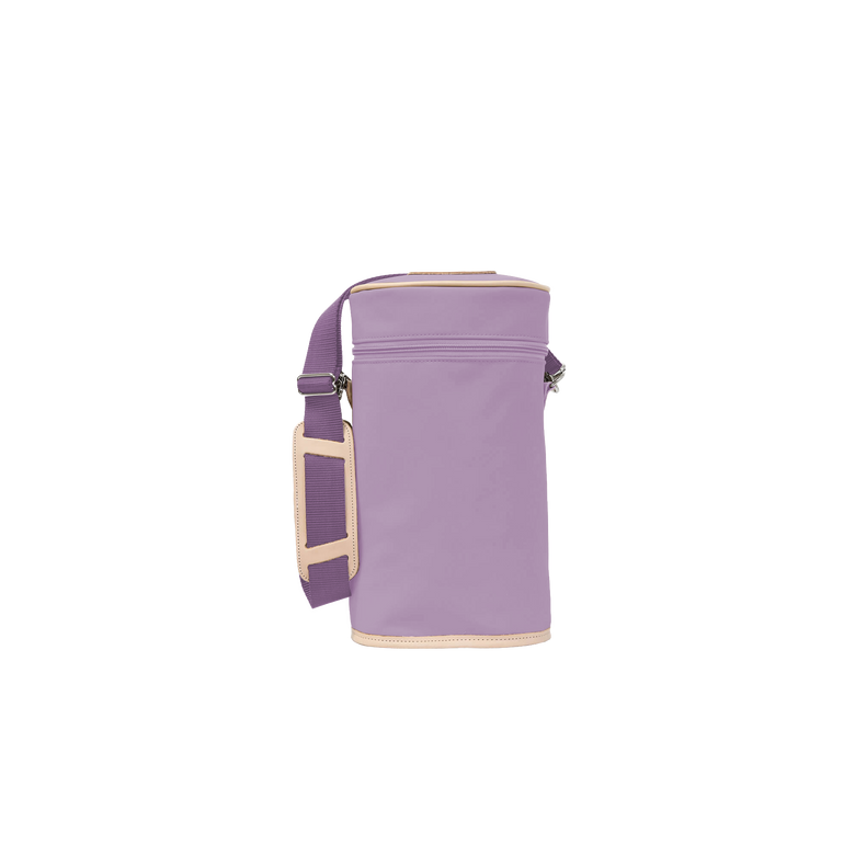 Make It A Double - Lilac Coated Canvas Front Angle in Color 'Lilac Coated Canvas'