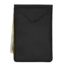 Load image into Gallery viewer, McClip - Black Leather Front Angle in Color &#39;Black Leather&#39;
