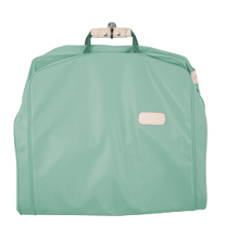 Load image into Gallery viewer, 50&quot; Garment Bag - Mint Coated Canvas Front Angle in Color &#39;Mint Coated Canvas&#39;
