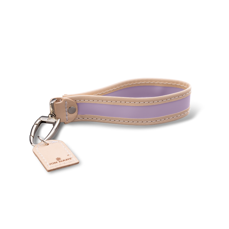 Pearl - Lilac Coated Canvas Front Angle in Color 'Lilac Coated Canvas'