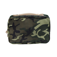Load image into Gallery viewer, Large Travel Kit - Classic Camo Coated Canvas Front Angle in Color &#39;Classic Camo Coated Canvas&#39;
