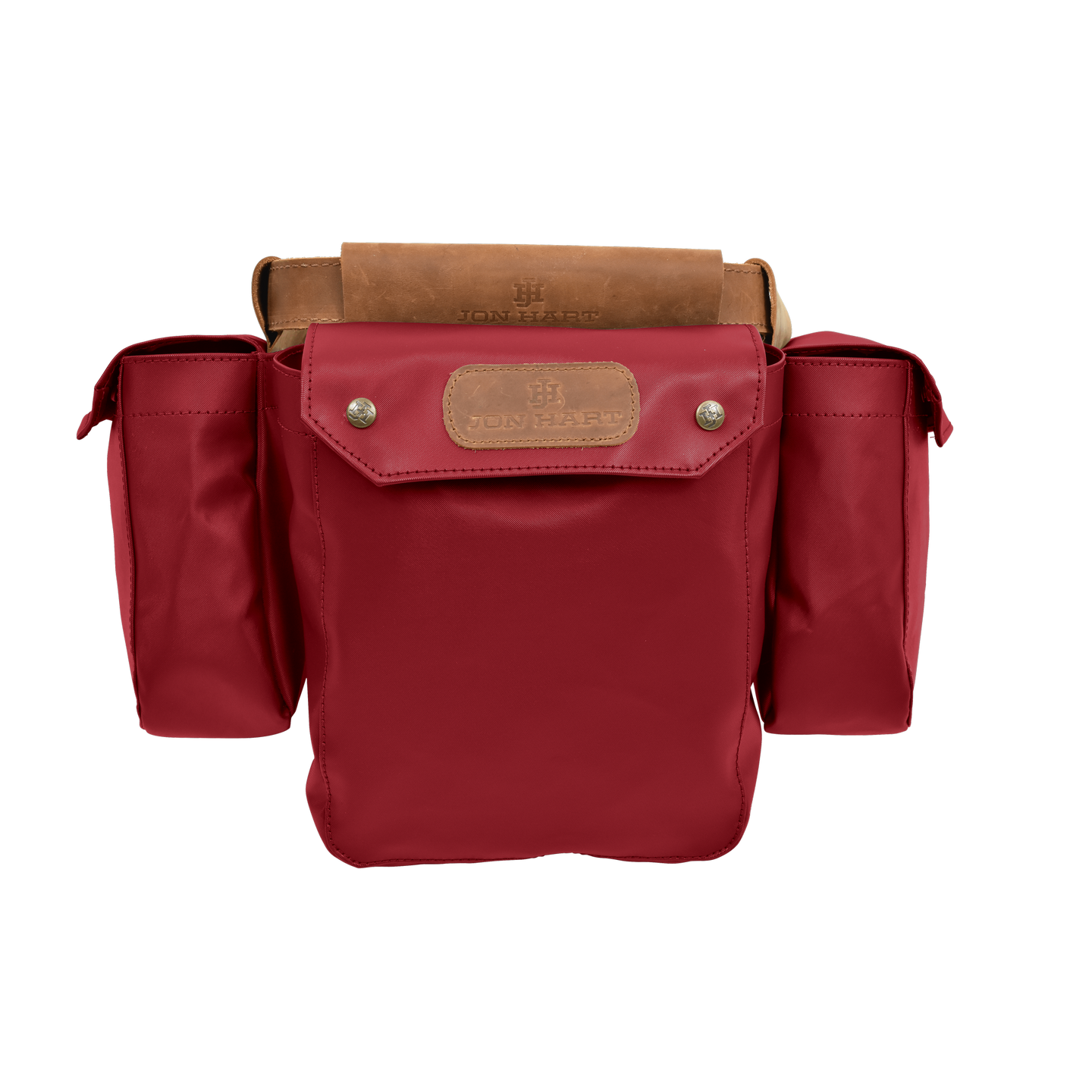 Bird Bag - Red Coated Canvas Front Angle in Color 'Red Coated Canvas'