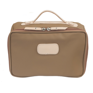 Jon Hart Design Large Travel Kit Tan Coated Canvas Jon Hart Design