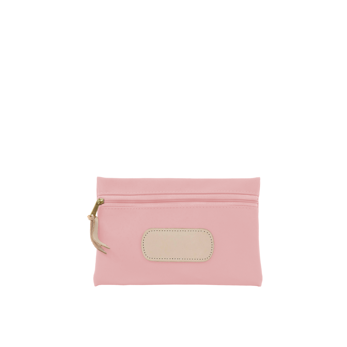 Pouch Front Angle in Color 'Rose Coated Canvas'