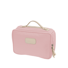 Load image into Gallery viewer, Large Travel Kit Back Angle in Color &#39;Rose Coated Canvas&#39;
