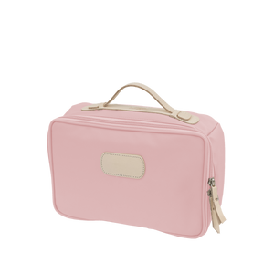 Large Travel Kit Back Angle in Color 'Rose Coated Canvas'