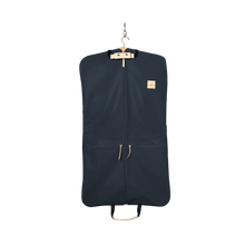 Load image into Gallery viewer, Two-Suiter - Navy Coated Canvas Front Angle in Color &#39;Navy Coated Canvas&#39;
